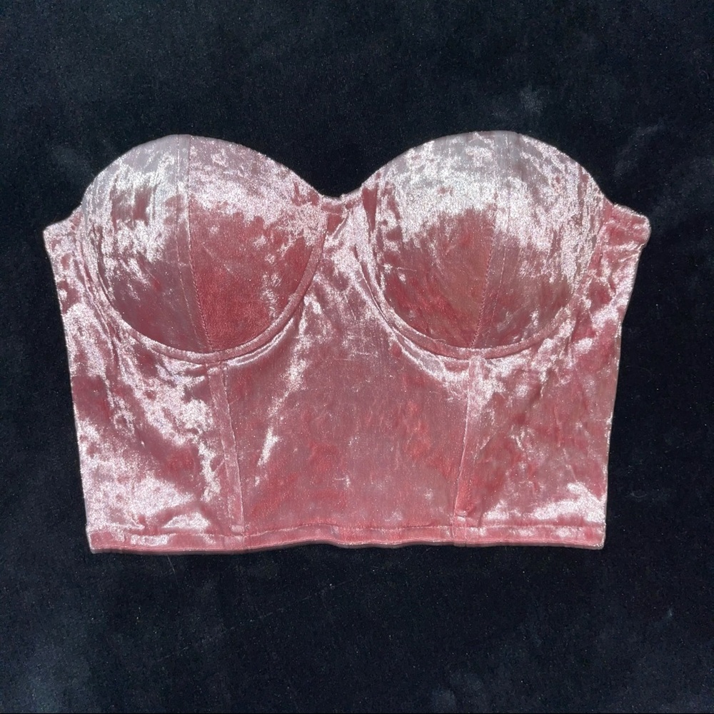 Corset style crop top